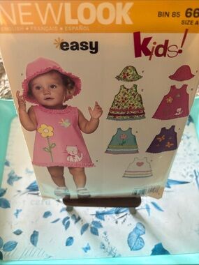 Simplicity Baby/Toddler Dress , Hat Kids!" and "easy" sewing pattern beginners.